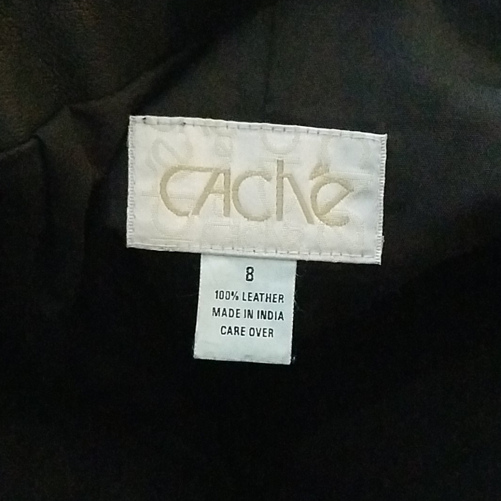 Cache Leather Lined Pants - image 7